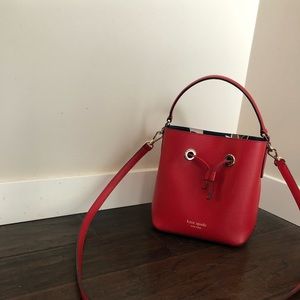 Kate Spade red bucket